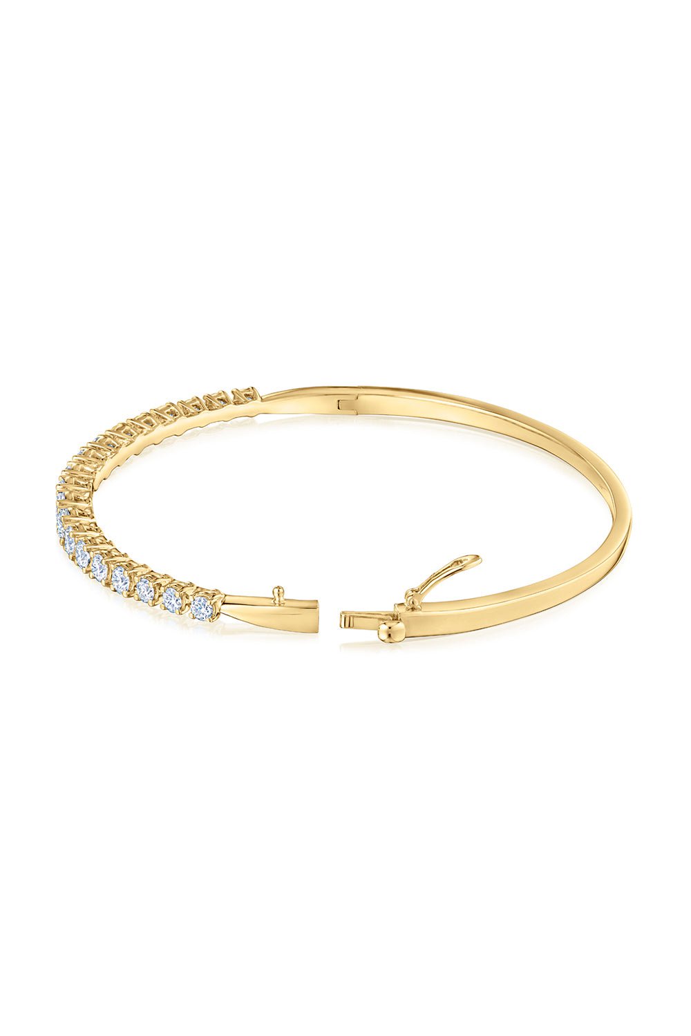 KWIAT-Starry Night Round Diamond Bangle-YELLOW GOLD