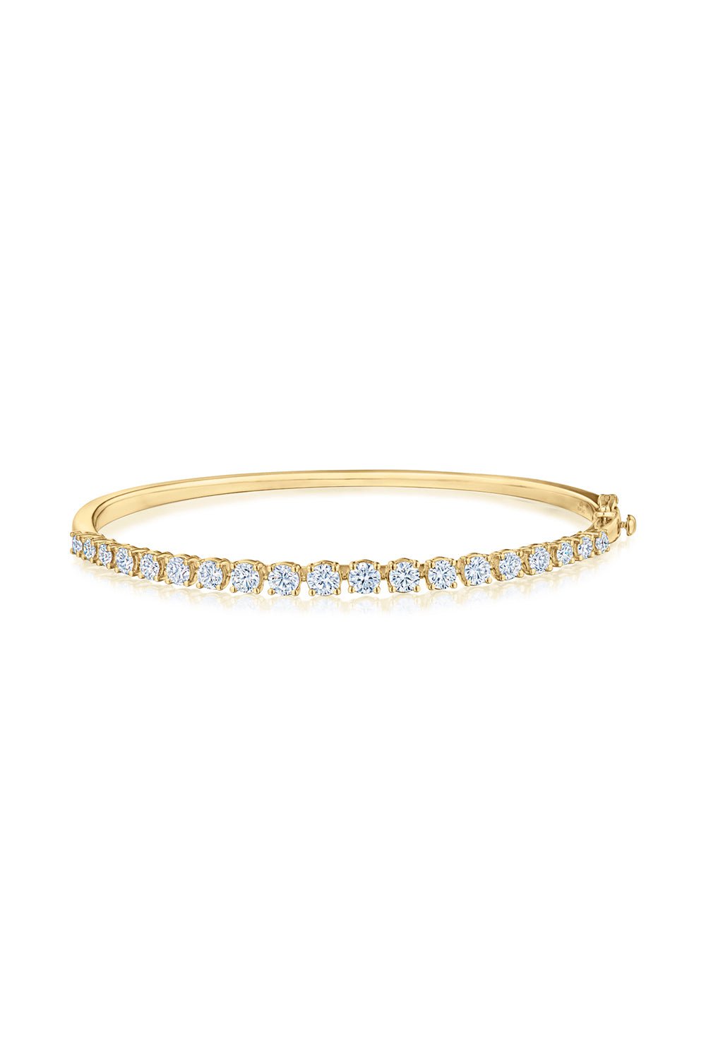 KWIAT-Starry Night Round Diamond Bangle-YELLOW GOLD