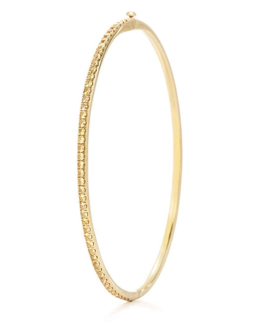 KWIAT-Yellow Sapphire Stackable Bangle-YELLOW GOLD