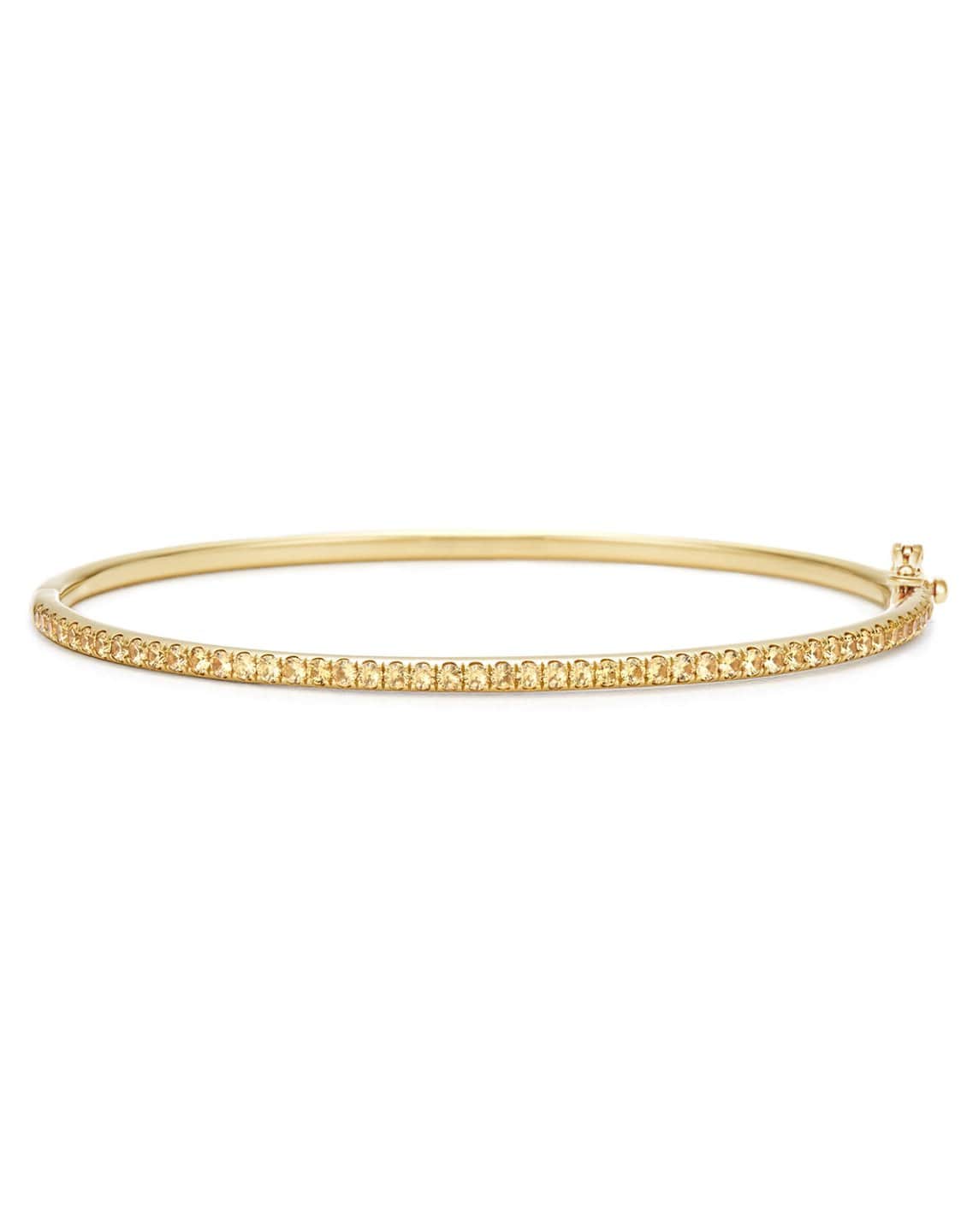 KWIAT-Yellow Sapphire Stackable Bangle-YELLOW GOLD