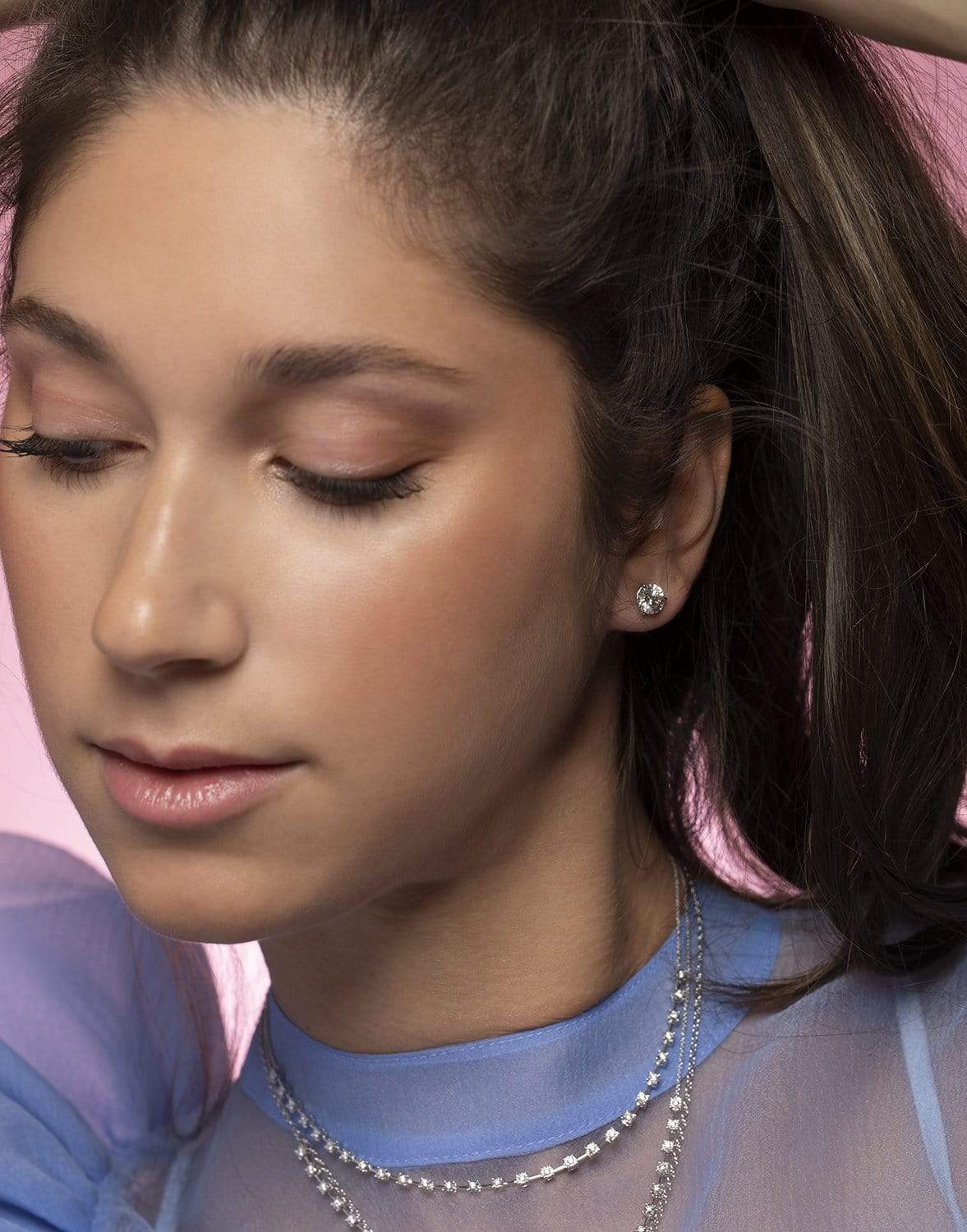 KWIAT-Round Diamond Studs 2.00ctw-PLAT