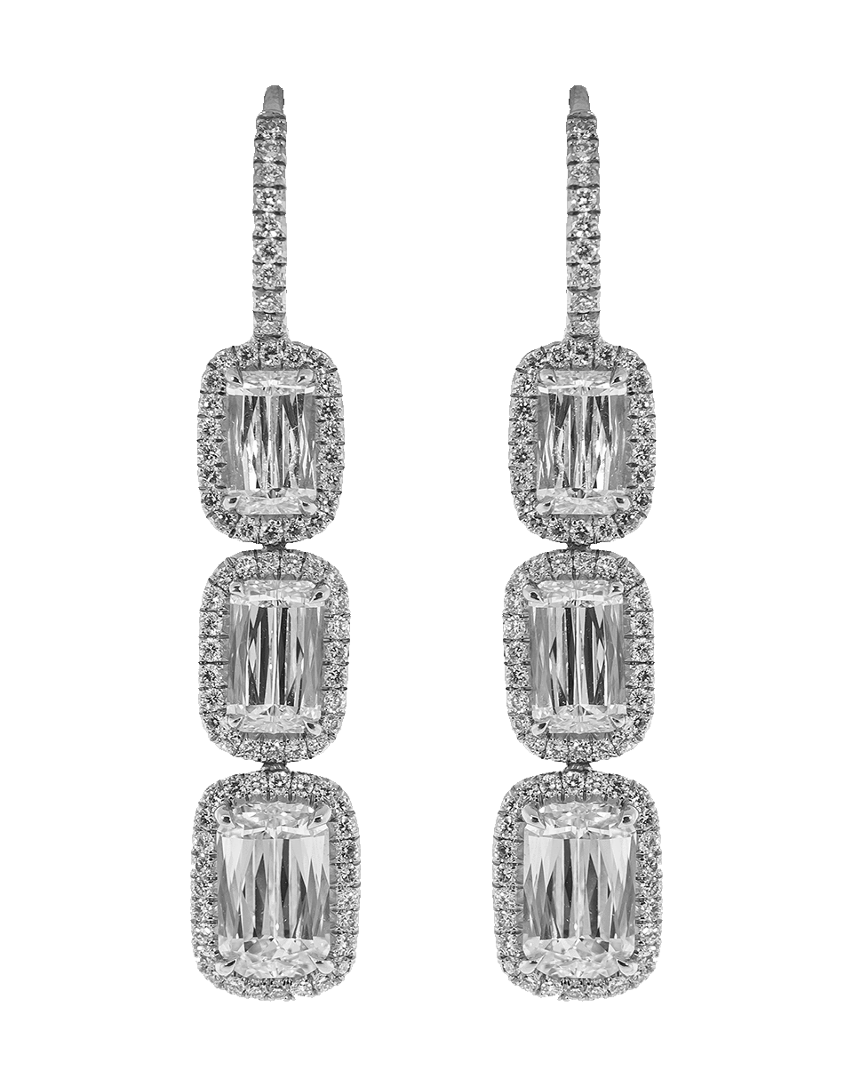 KWIAT-Ashoka Diamond Drop Earrings-PLATINUM