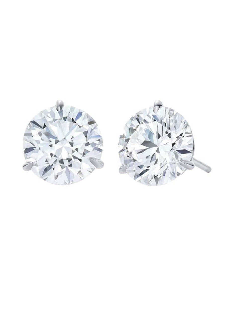 KWIAT-Round Diamond Stud Earrings-PLATINUM