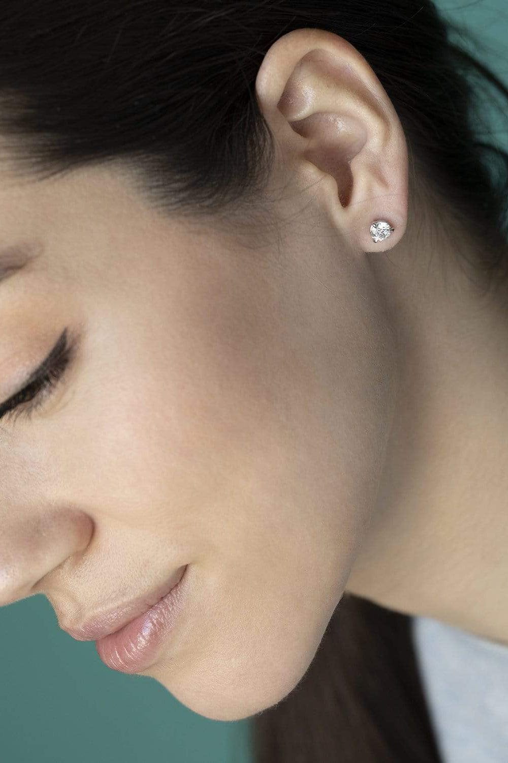 KWIAT-Round Diamond Studs 1.01ctw-PLATINUM