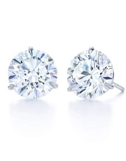 KWIAT-Round Diamond Studs 1.06CTW-PLATINUM