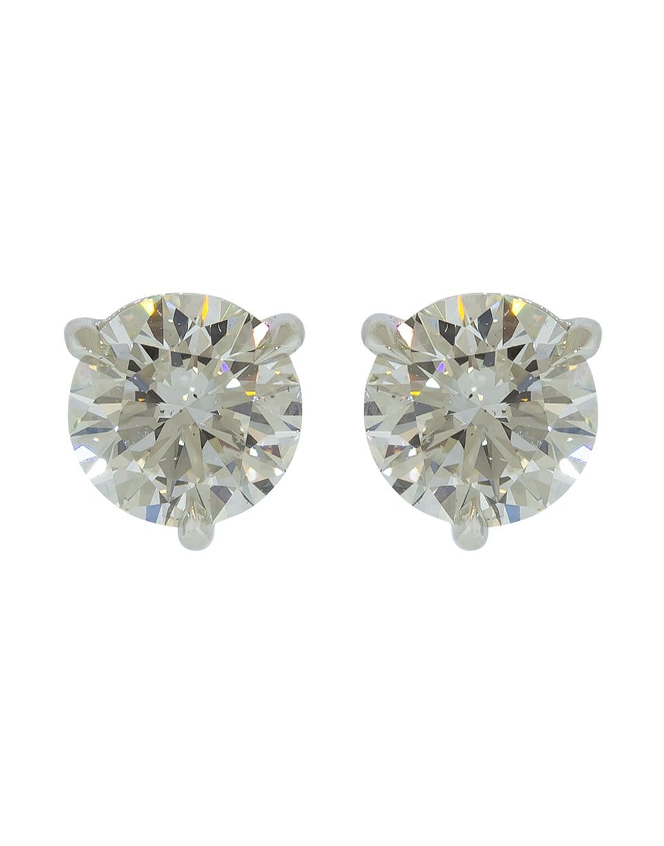 KWIAT-Round Diamond Studs 3.01ctw-PLATINUM