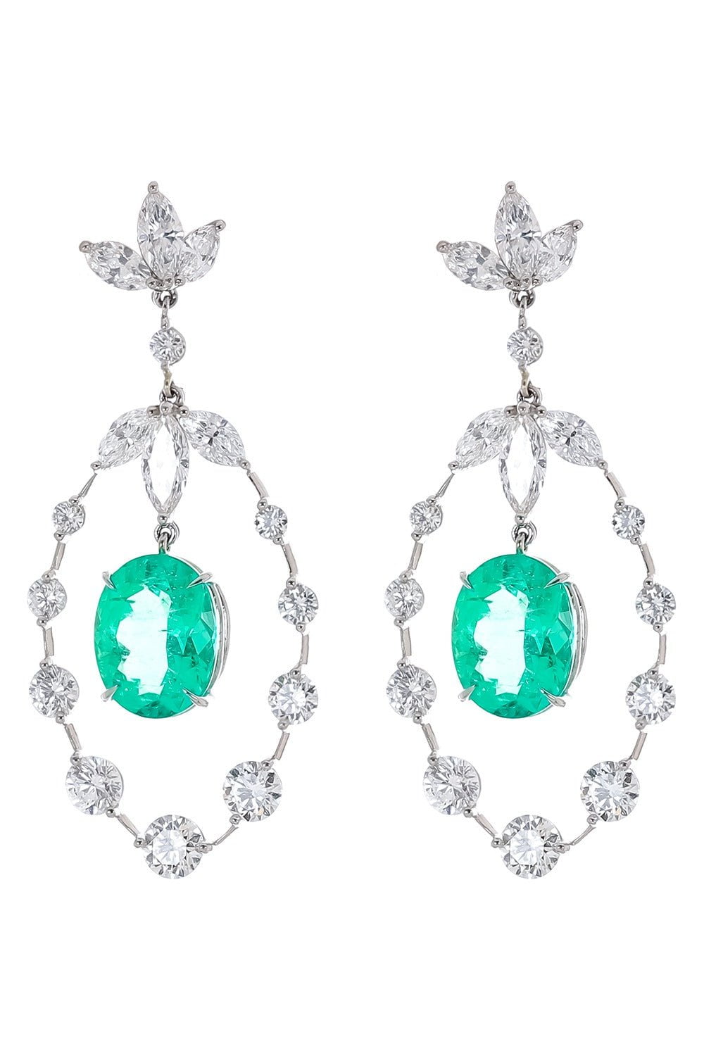 KWIAT-Starry Night Earrings-PLATINUM