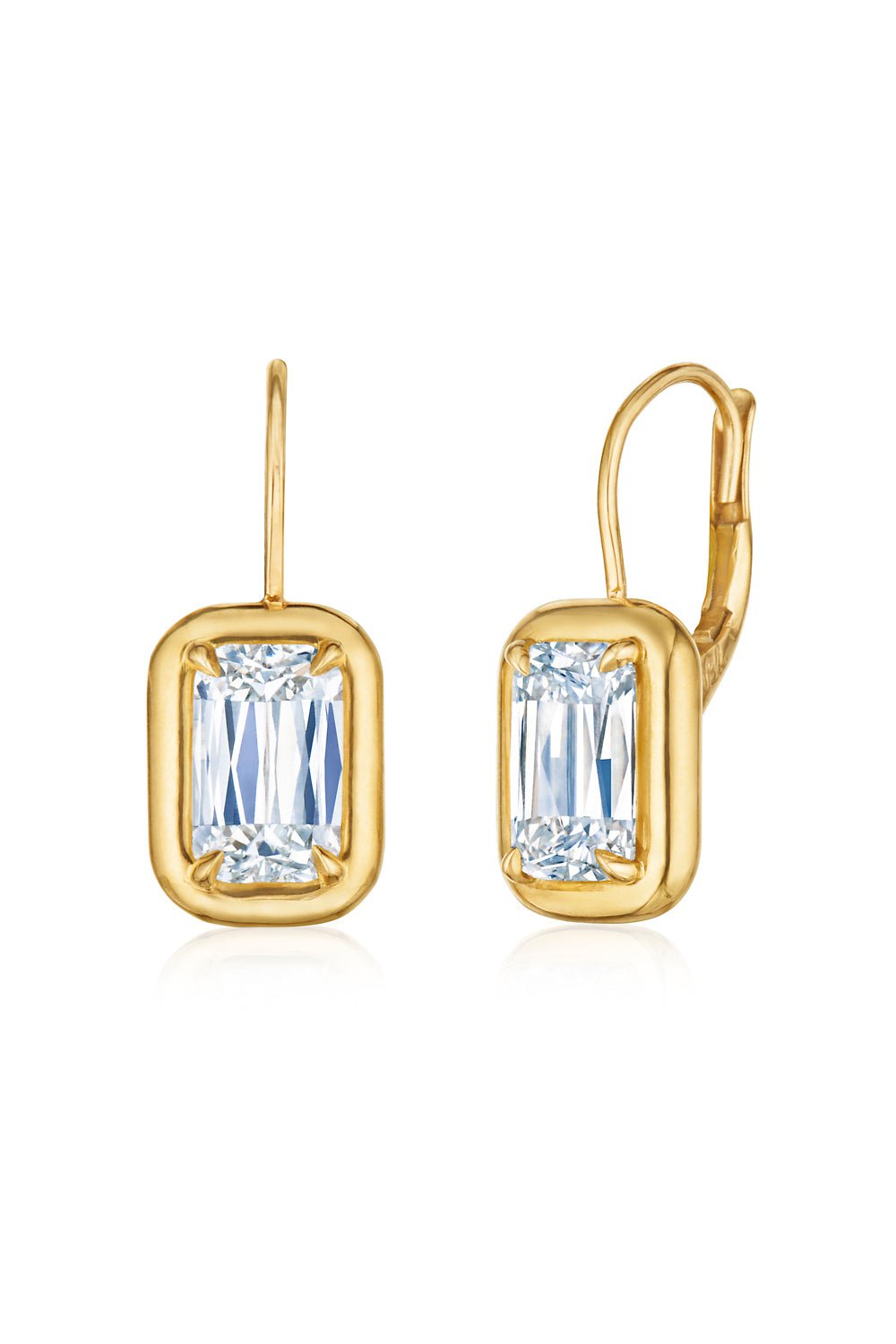 KWIAT-Diamond Drop Earrings-YELLOW GOLD