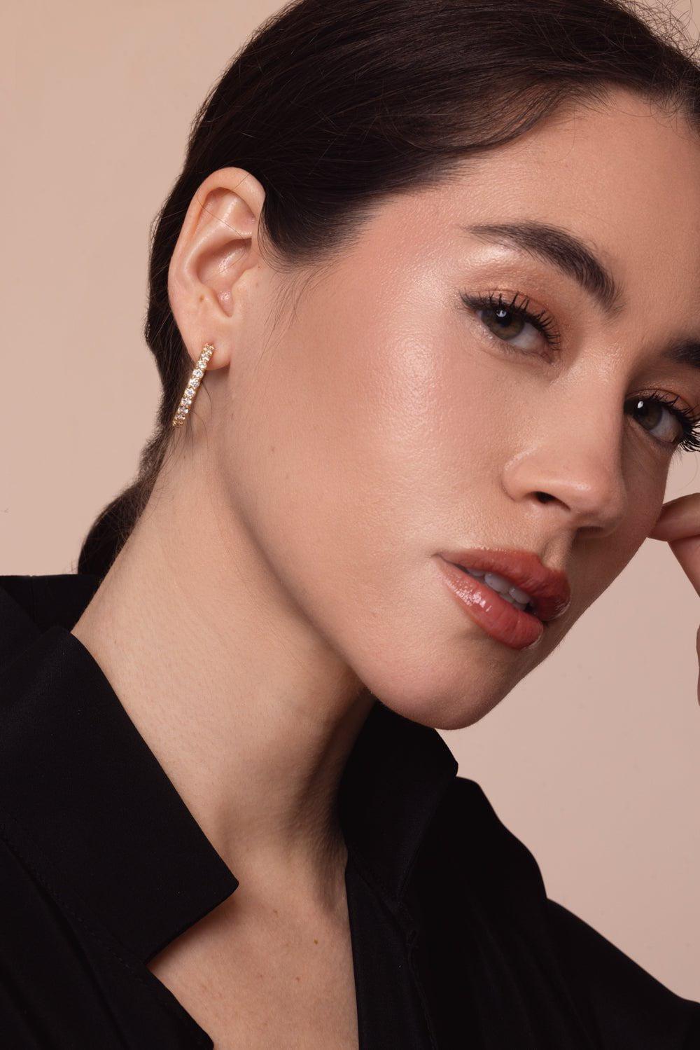 KWIAT-Diamonds Hoop Earrings-YELLOW GOLD