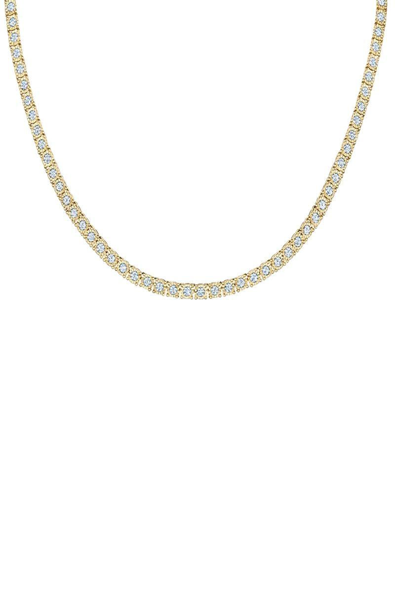 Sunburst Diamond Line Necklace-YELLOW GOLD-JEWELRYFINE JEWELNECKLACE O-KWIAT