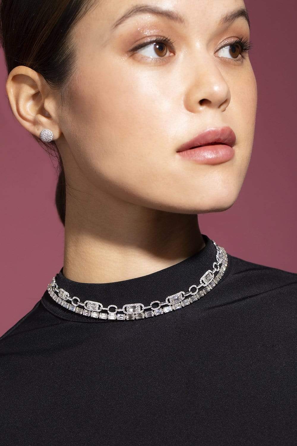KWIAT-Ashoka Diamond Link Necklace-PLATINUM