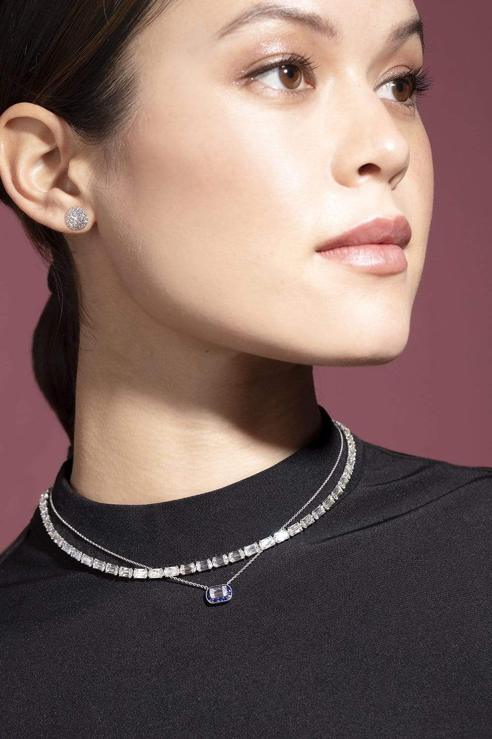 KWIAT-Ashoka Diamond Link Necklace-PLATINUM