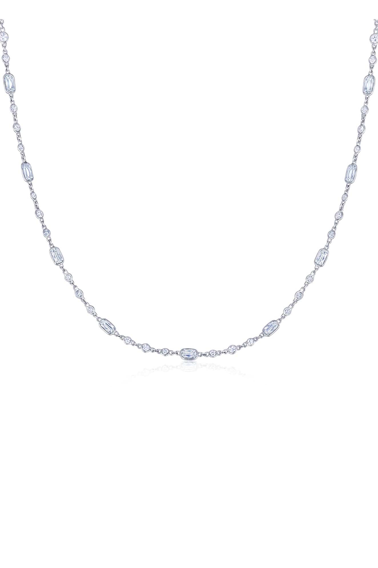 KWIAT-Ashoka Diamond Strings Necklace-PLATINUM