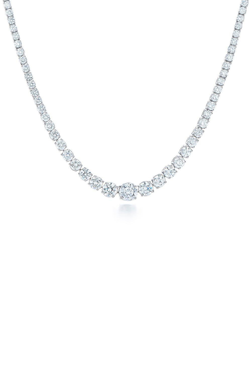 KWIAT-Rivieria Graduating Round Necklace-PLATINUM