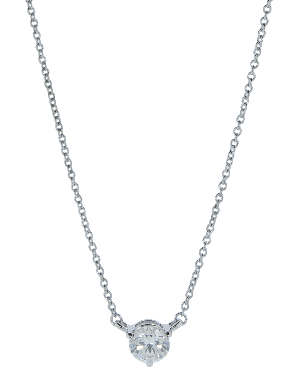 KWIAT-Solitaire Pendant Necklace-PLATINUM