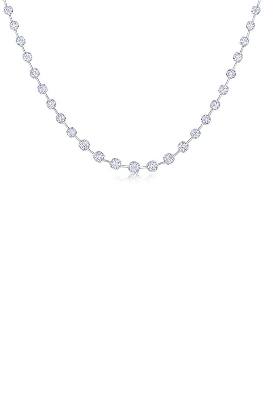 KWIAT-Starry Night Diamond Partway Necklace-WHITE GOLD