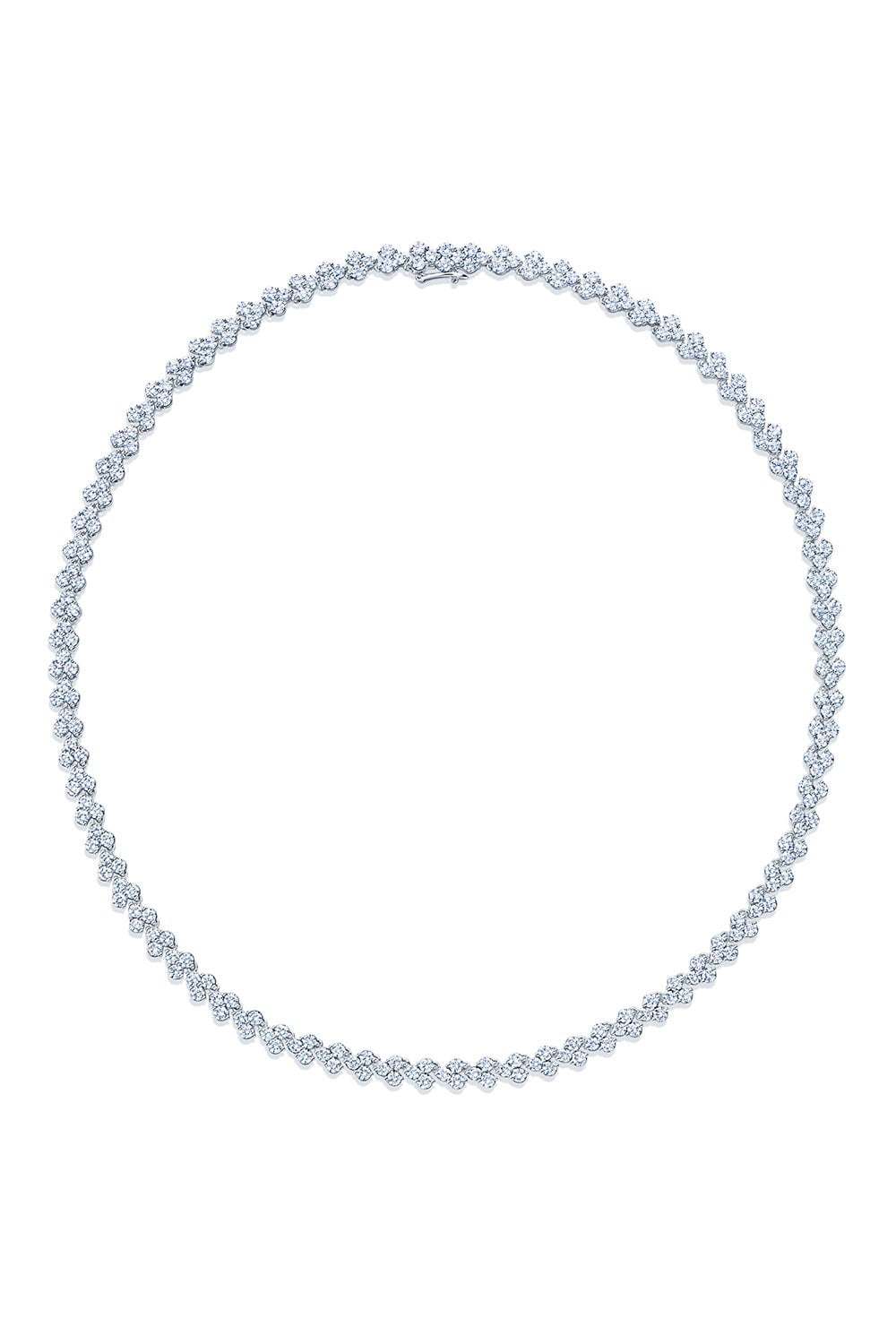 KWIAT-Cluster Diamond Necklace-WHITE GOLD