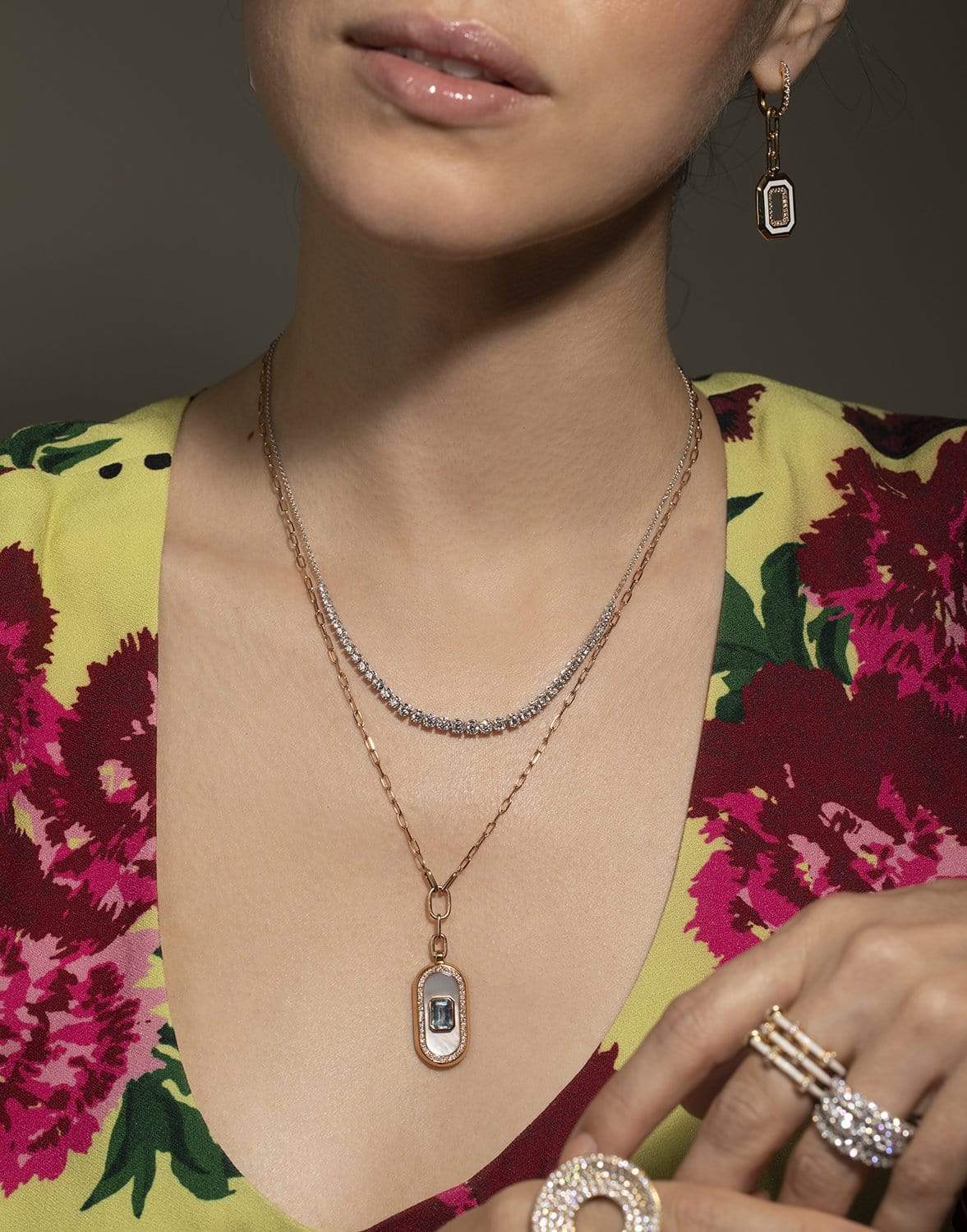 KWIAT-Demi Riviera Diamond Necklace-WHITE GOLD