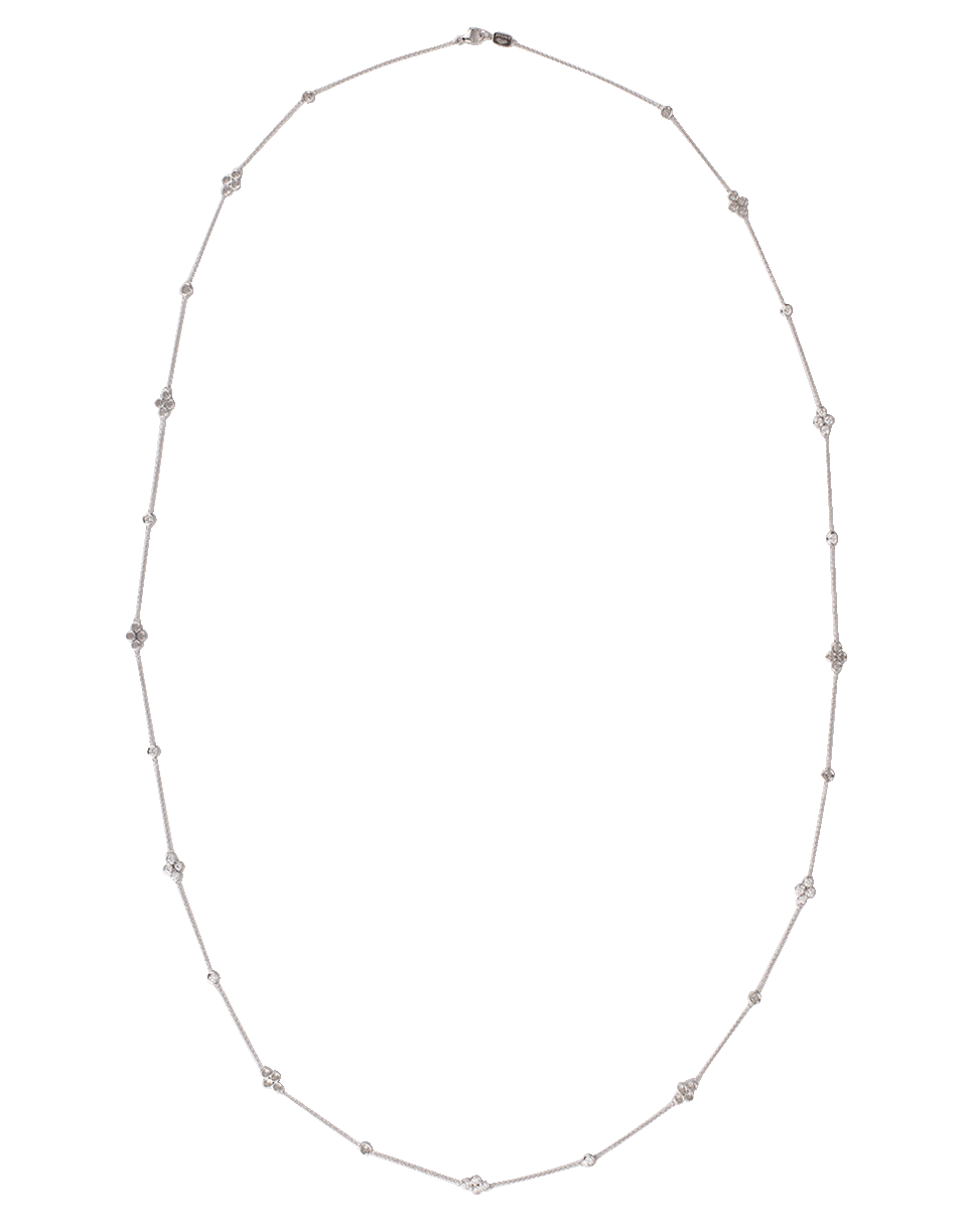 KWIAT-Diamond Strings Collection Diamond Station Necklace-WHITE GOLD