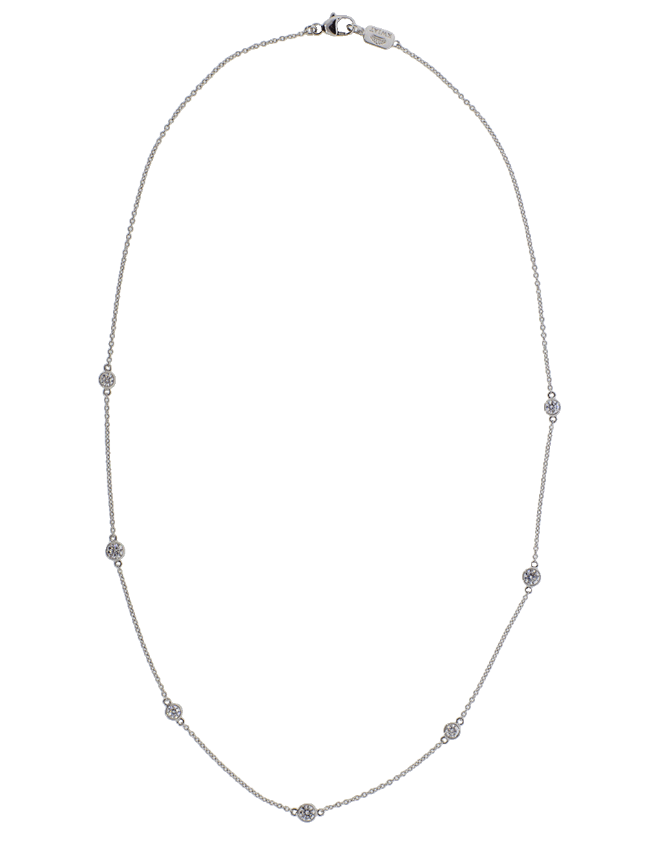 KWIAT-Diamond Strings Collection Station Necklace-WHITE GOLD