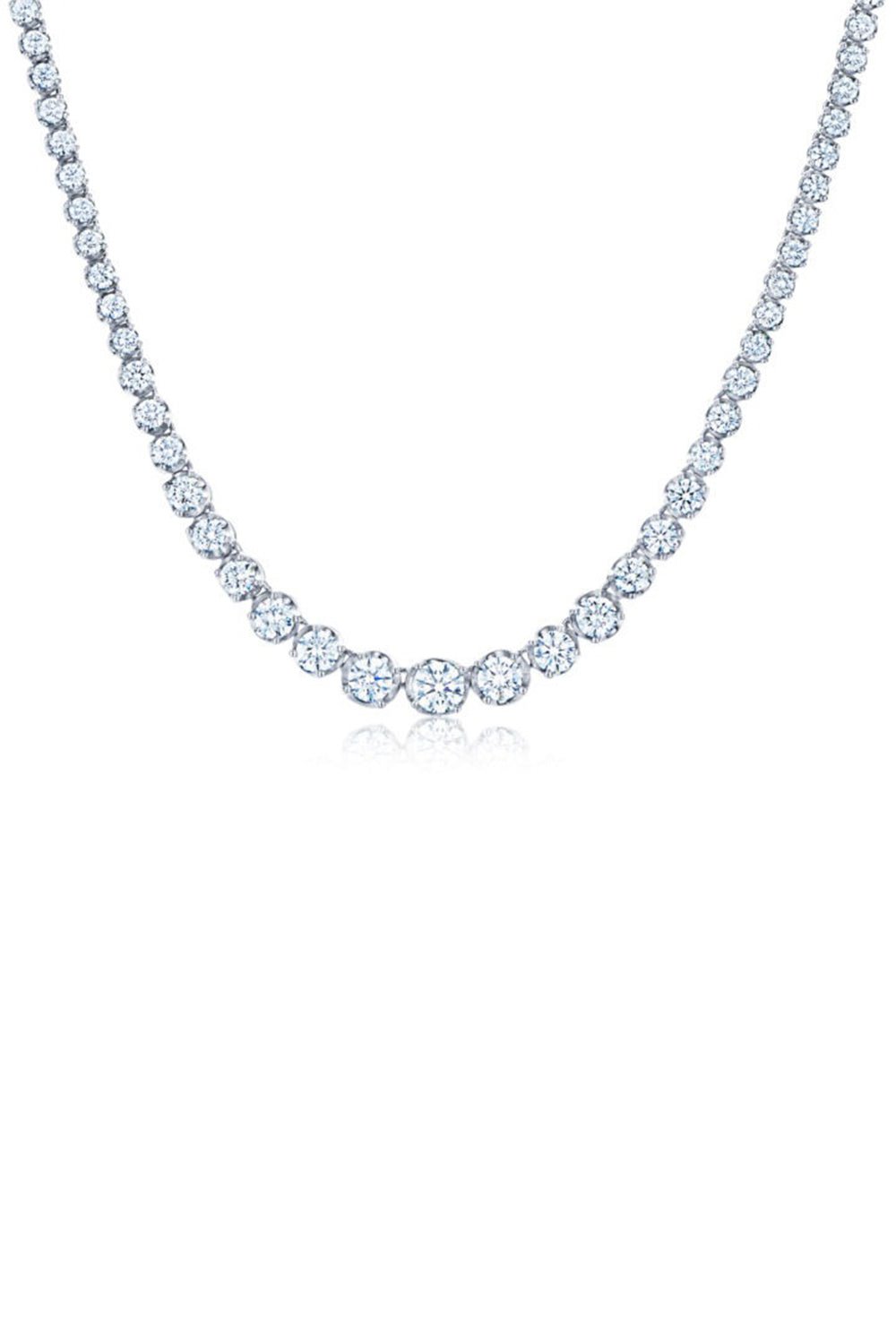 KWIAT-Illusion Graduating Diamond Necklace-WHITE GOLD