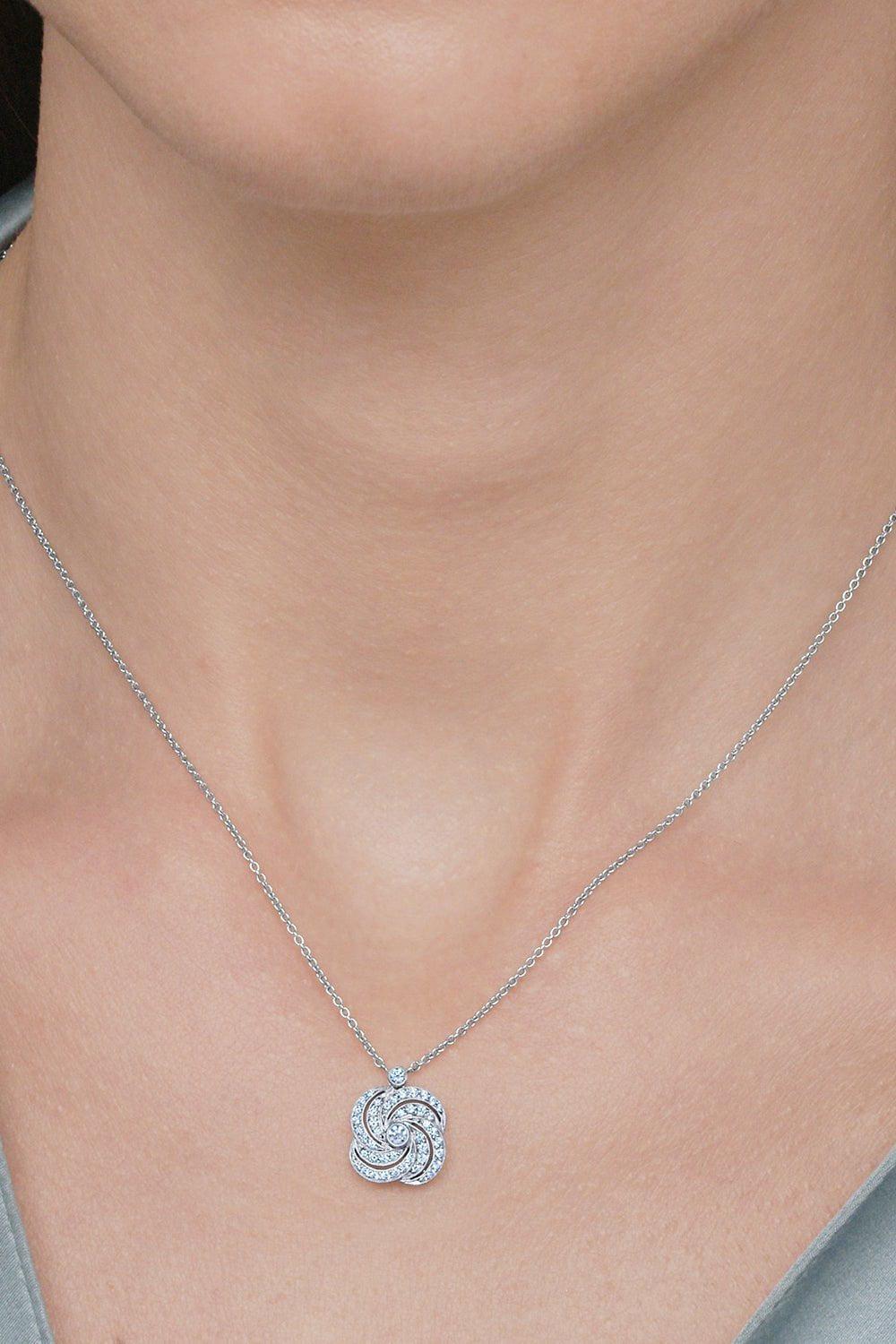 Splendor Necklace Splendor Clover Swirl Pendant Necklace | KWIAT – Marissa Collections