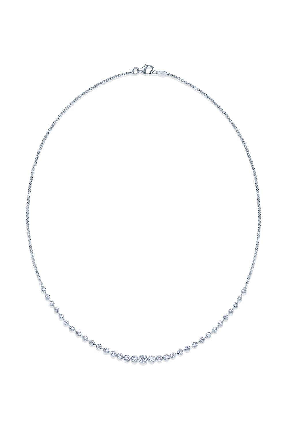 KWIAT-Starry Night Demi-Riviera Necklace-WHITE GOLD