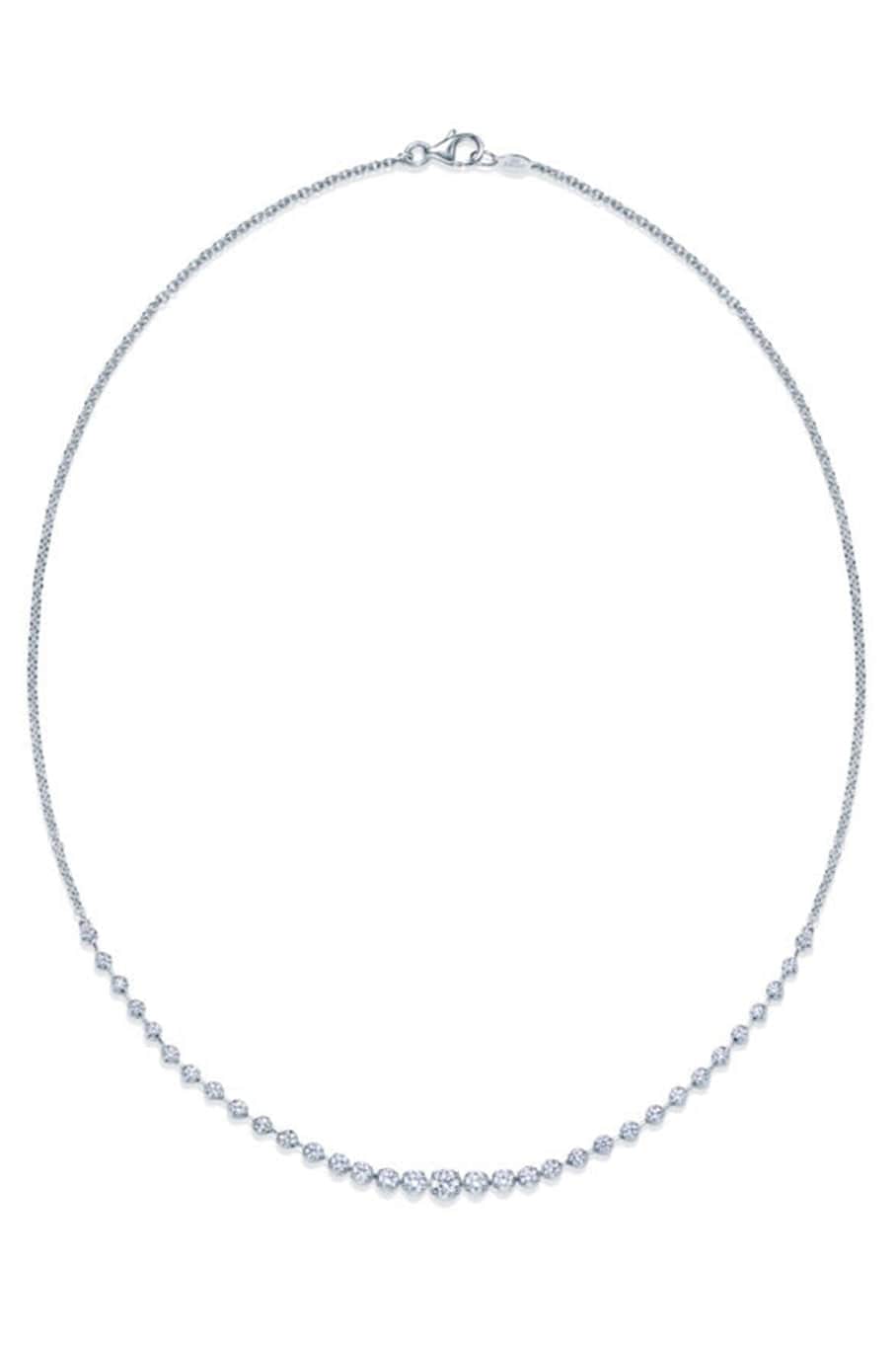 KWIAT-Starry Night Demi Riviere Necklace-WHITE GOLD