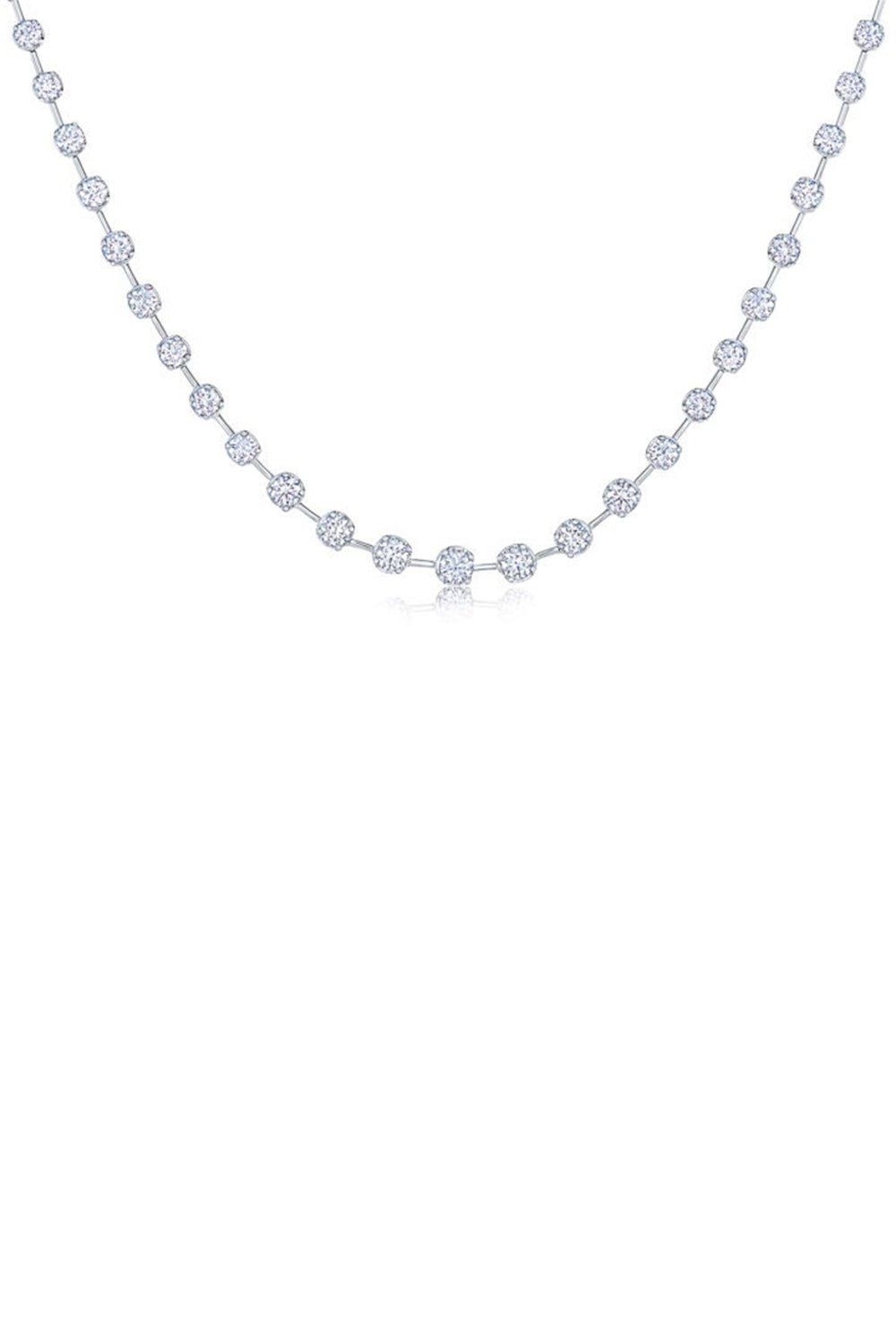 KWIAT-Starry Night Partway Necklace-WHITE GOLD