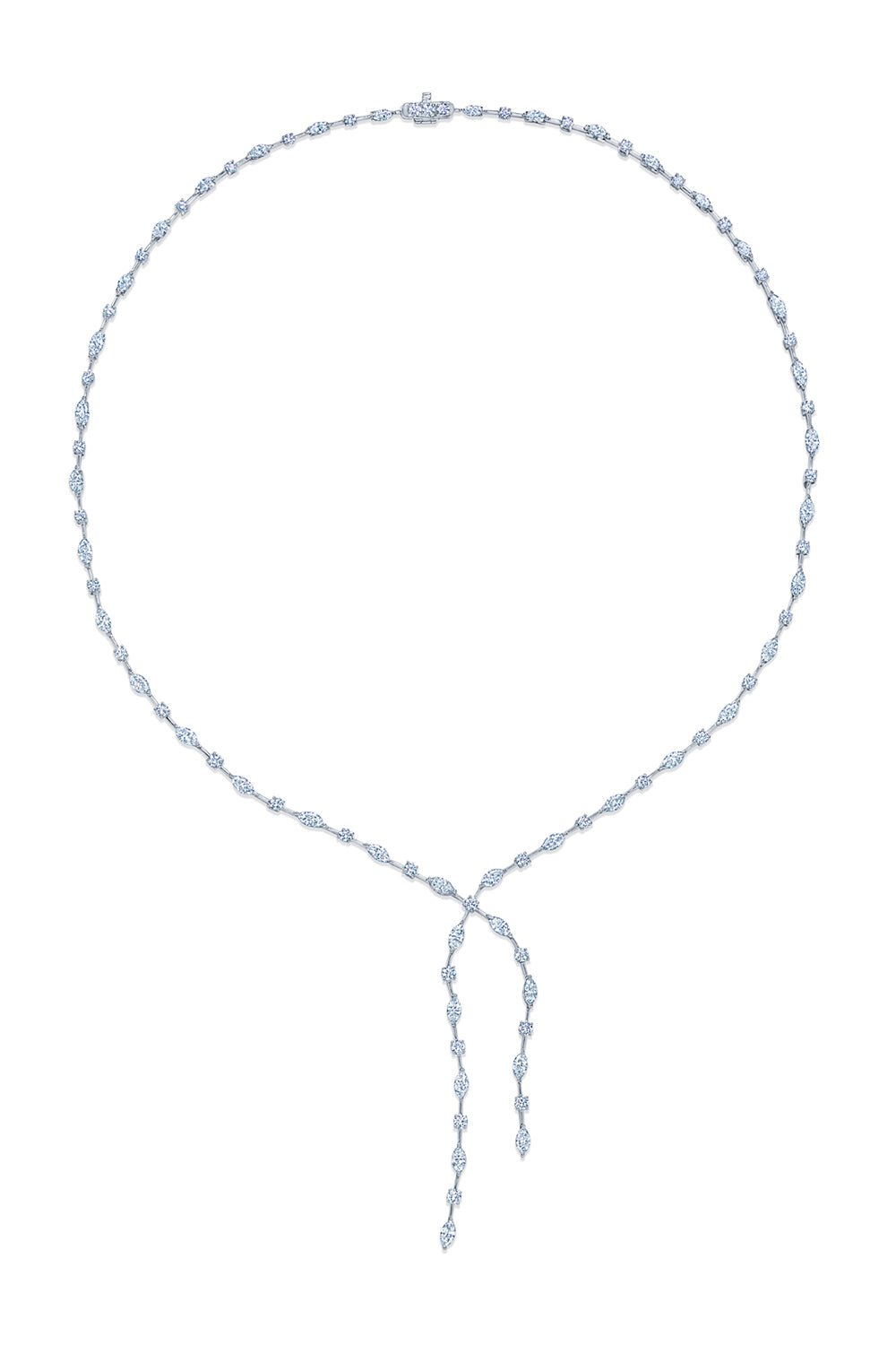 KWIAT-Starry Niight Lariat Necklace-WHITE GOLD