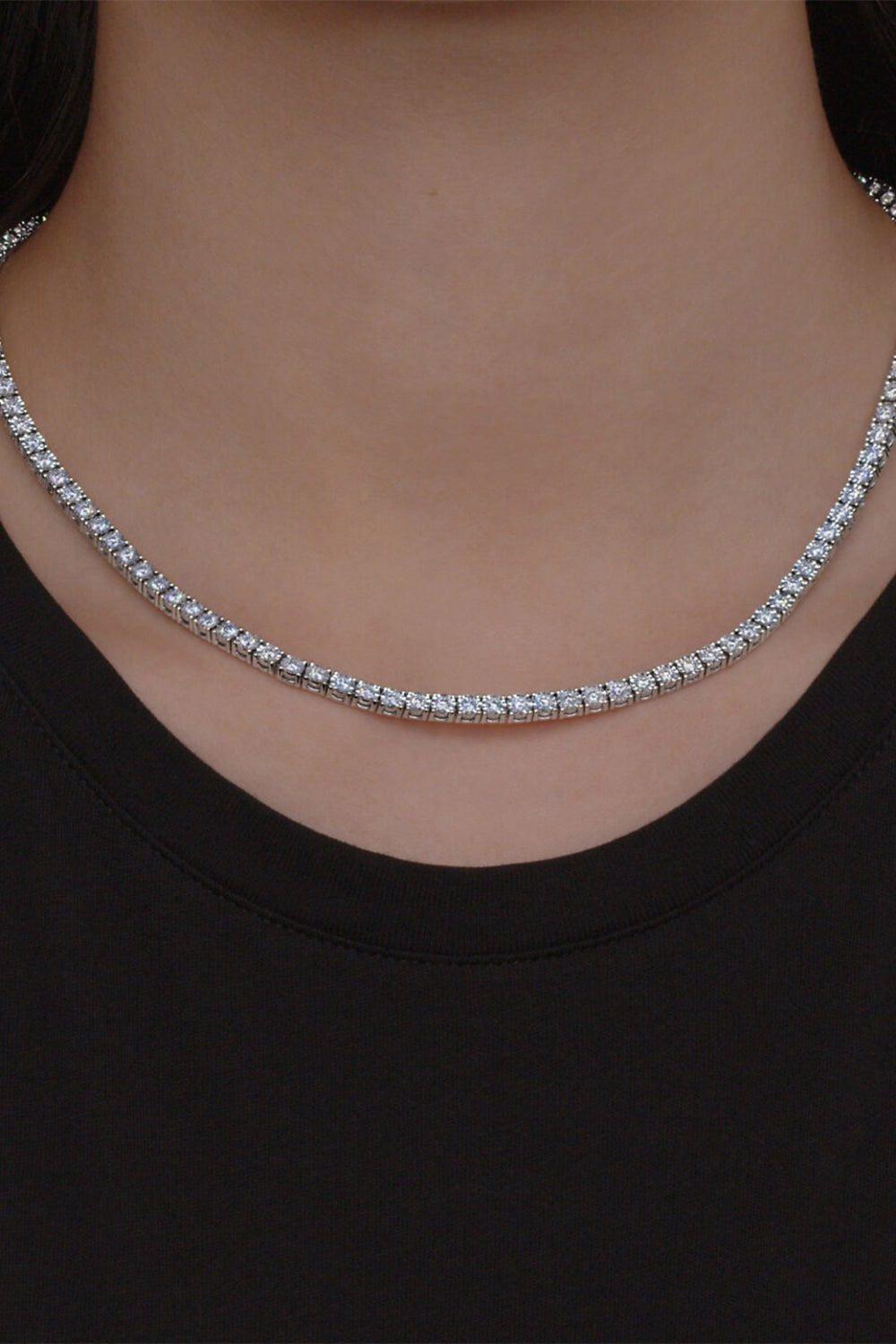 KWIAT-Sunburst Diamond Line Necklace-WHITE GOLD