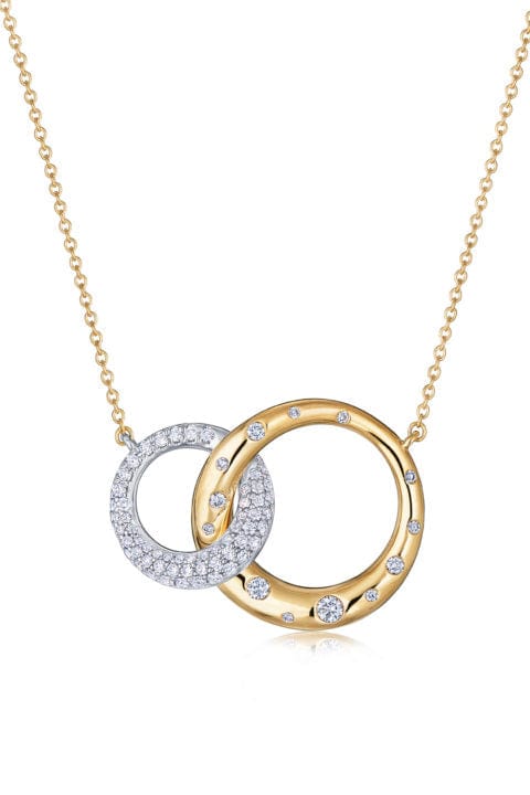 KWIAT-Cobblestone Interlocking Pendant Necklace-YELLOW GOLD
