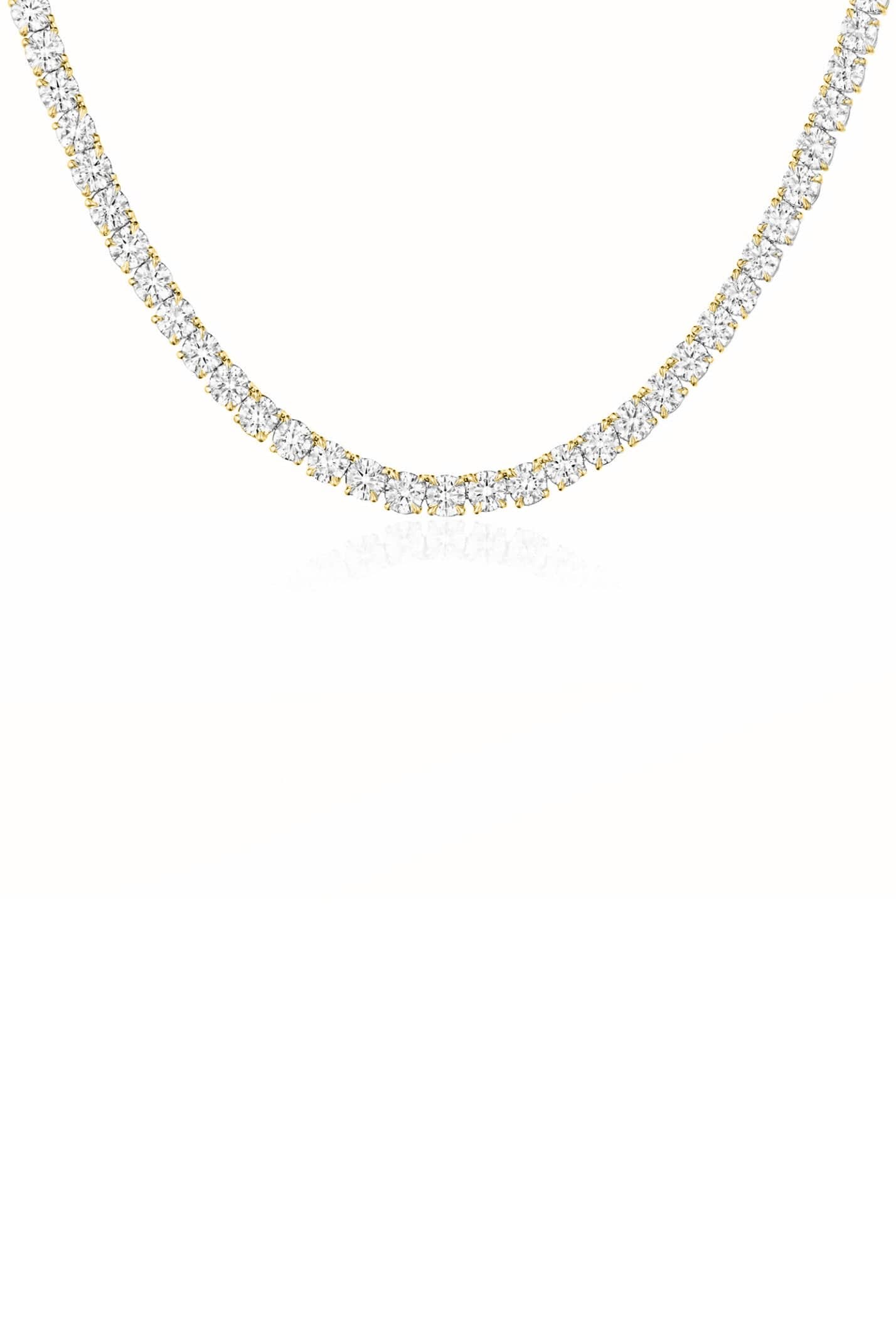 KWIAT-Diamond Riviera Necklace-YELLOW GOLD