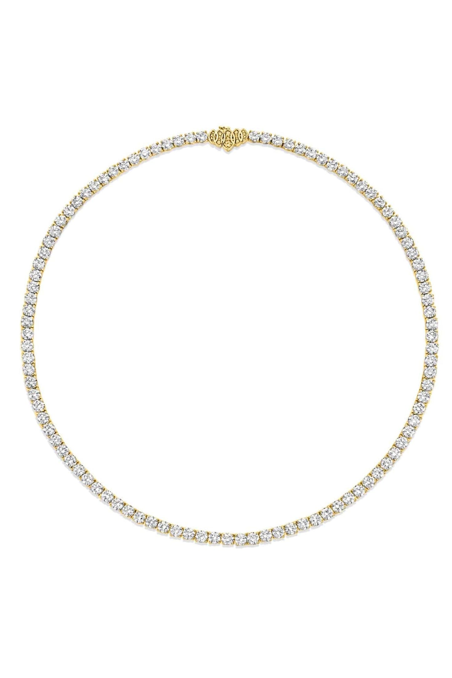 KWIAT-Diamond Riviera Necklace-YELLOW GOLD