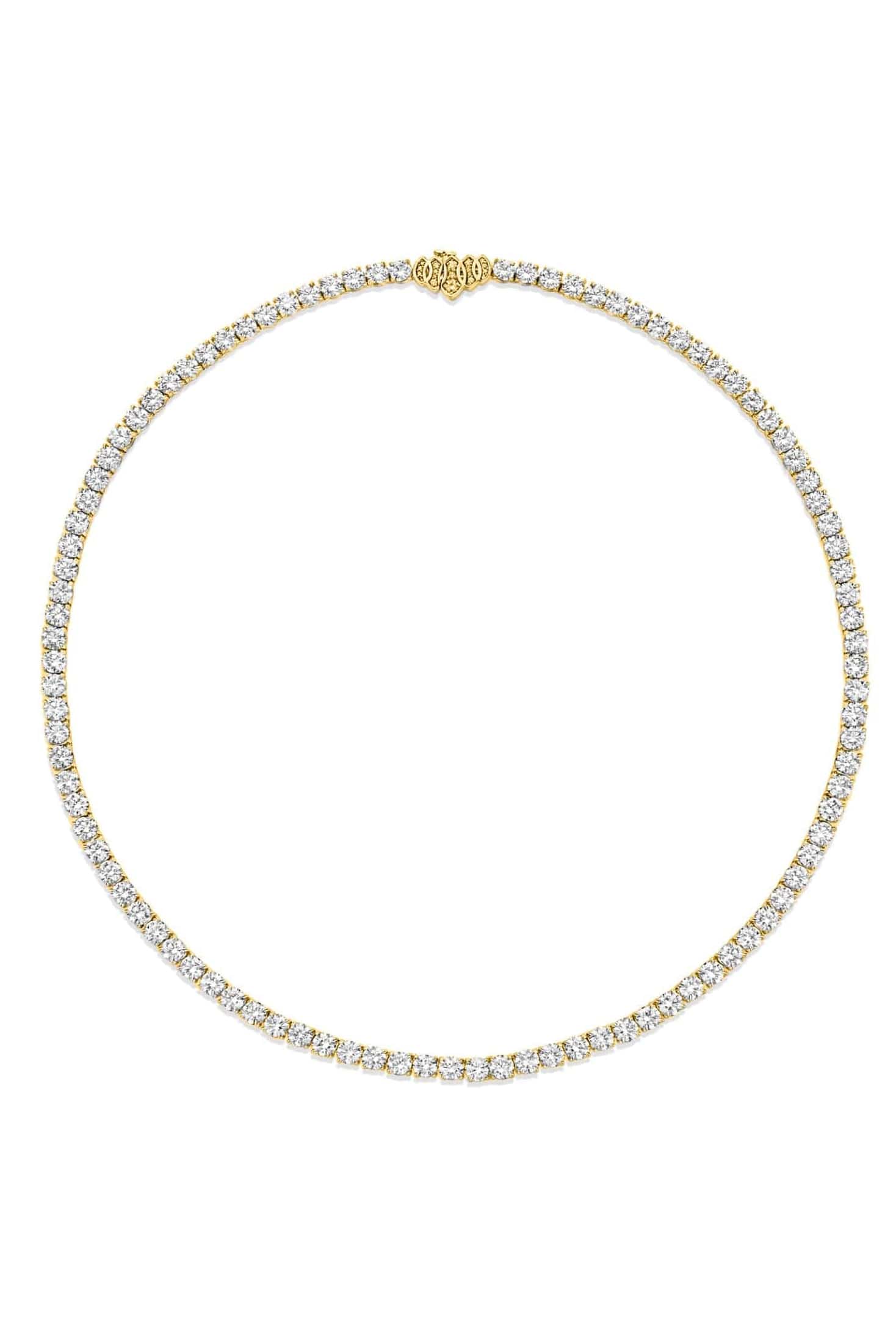 KWIAT-Diamond Riviera Necklace-YELLOW GOLD