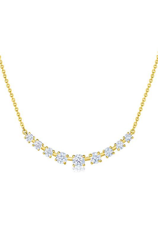 KWIAT-Starry Night Demi Riviera Necklace-YELLOW GOLD