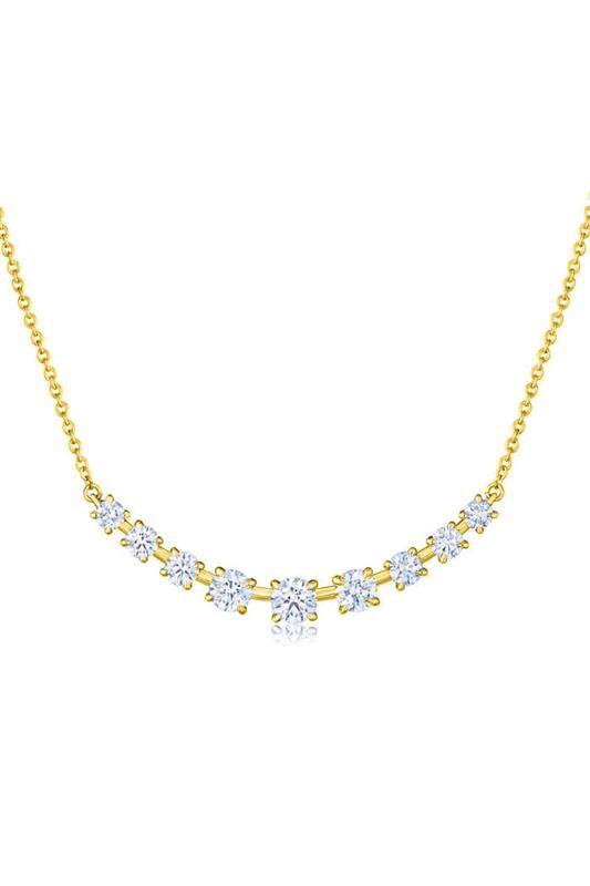 KWIAT-Starry Night Demi Riviera Necklace-YELLOW GOLD