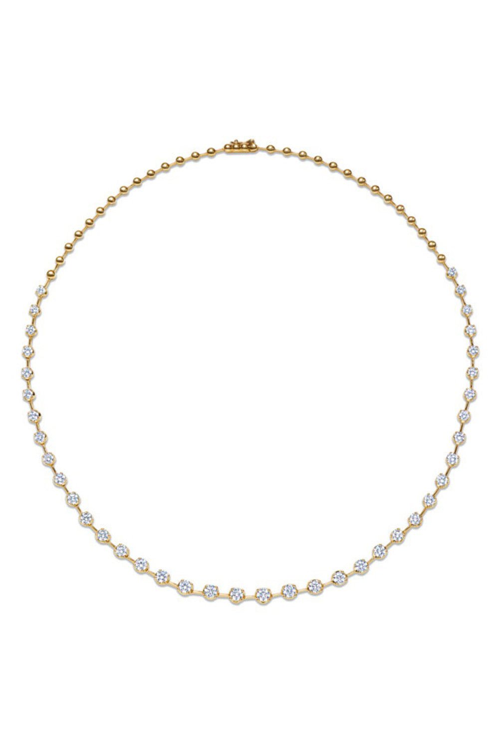 KWIAT-Starry Night Partway Necklace - Yellow Gold-YELLOW GOLD