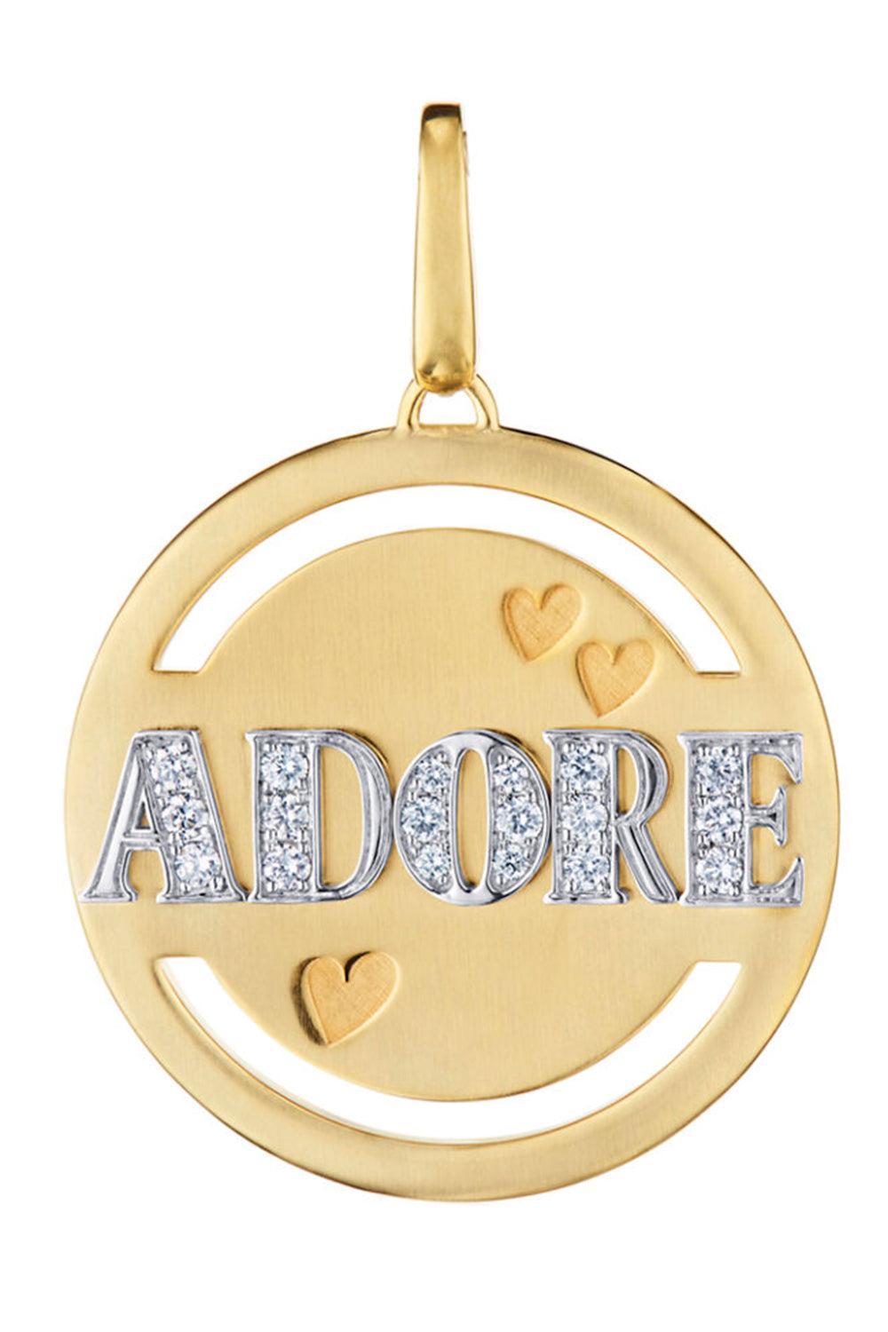 Diamond Adore Pendant-YELLOW GOLD-JEWELRYFINE JEWELPENDANT-KWIAT