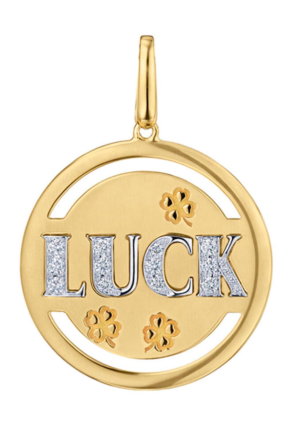  Diamond Luck Charm-YELLOW GOLD-JEWELRYFINE JEWELPENDANT-KWIAT 
