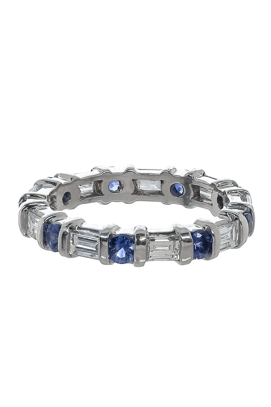 KWIAT-Diamond and Sapphire Sonata Ring-PLAT