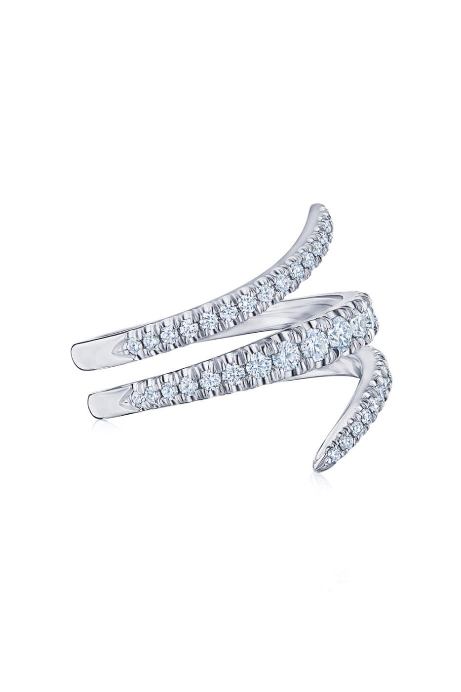 KWIAT-Vine Wrap Diamond Ring-WHITE GOLD
