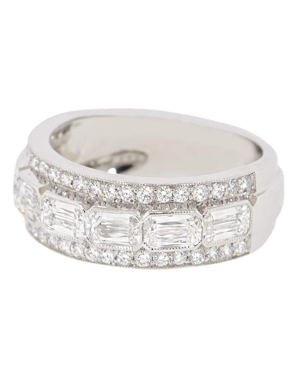 KWIAT-Ashoka and Round Diamond Eternity Band-WHITE GOLD