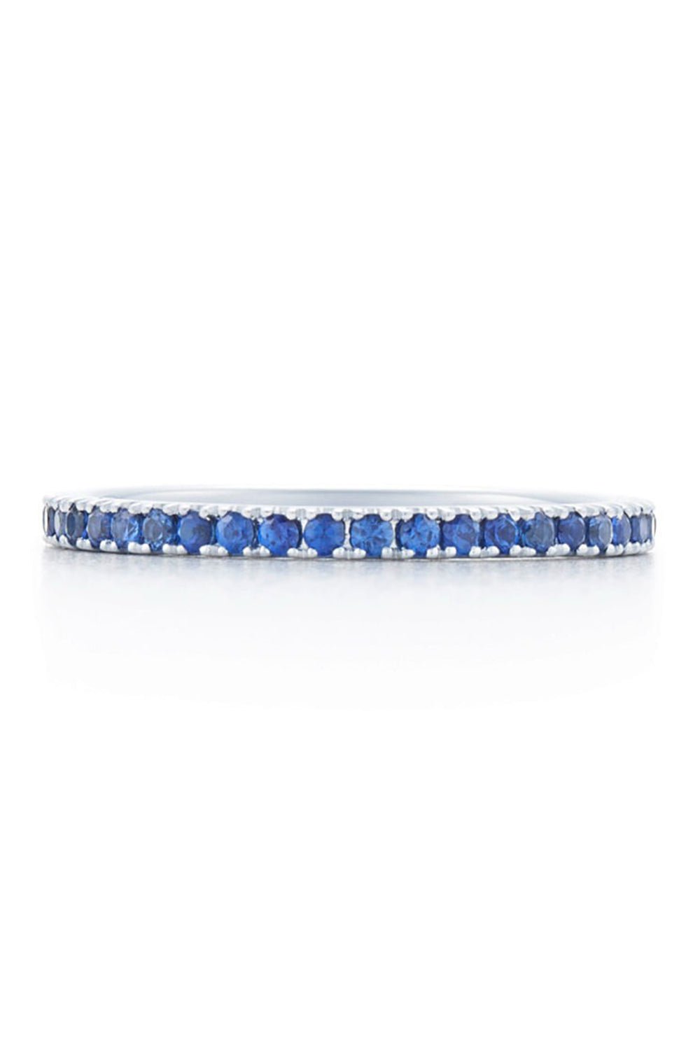 KWIAT-Stackable Slim Sapphire Ring-WHITE GOLD