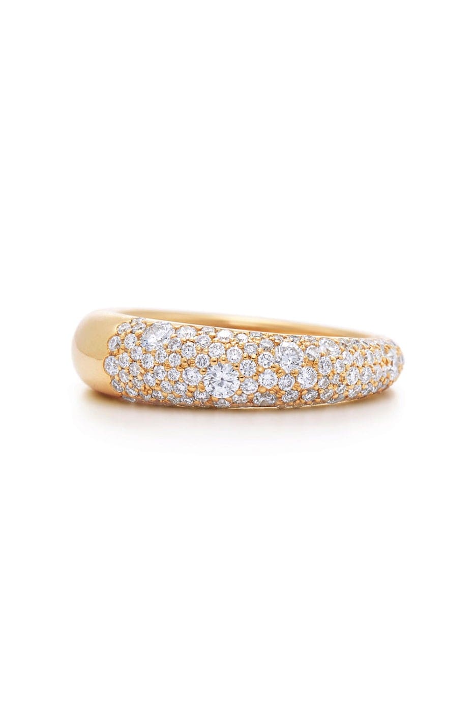 KWIAT-Cobblestone Pave Band Ring-YELLOW GOLD