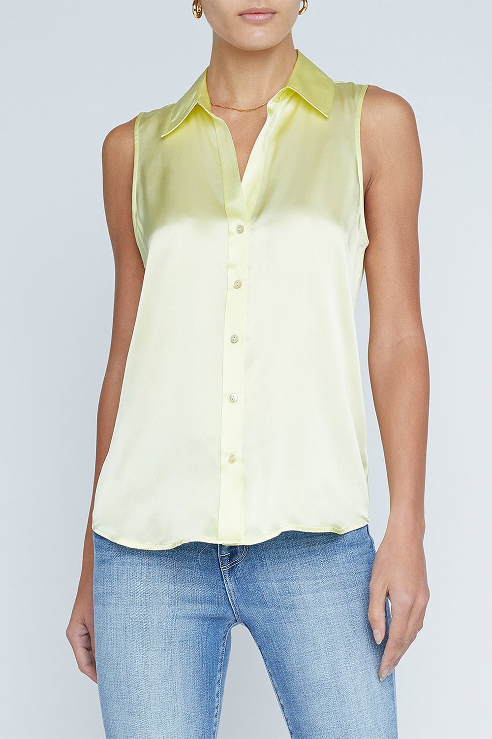 L'AGENCE-Emmy Blouse - Yellow Sorbet-