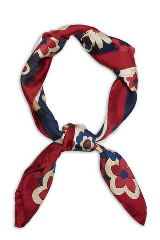 LA DOUBLEJ-Beat Flowers Foulard-RED