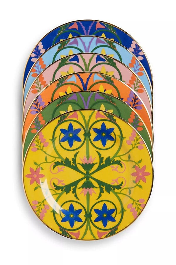 LA DOUBLEJ-Dessert Plates Set Of 6 - Alpina-ALPINA