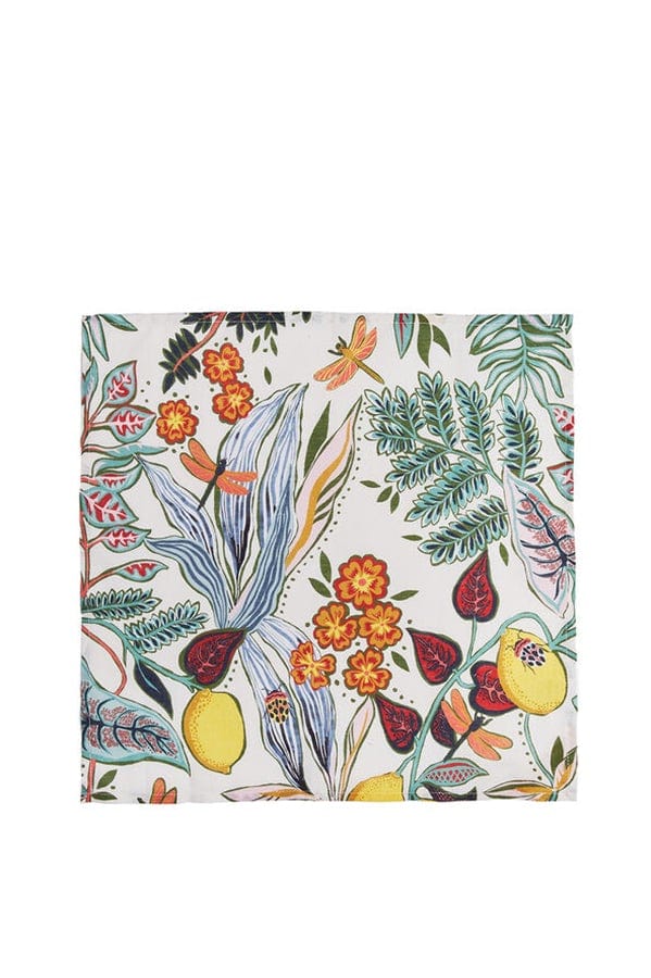 LA DOUBLEJ-Large Napkins Set Of 6 - Botanical-BOTANIC