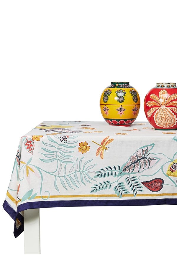 LA DOUBLEJ-Large Tablecloth - Botanical-BOTANIC